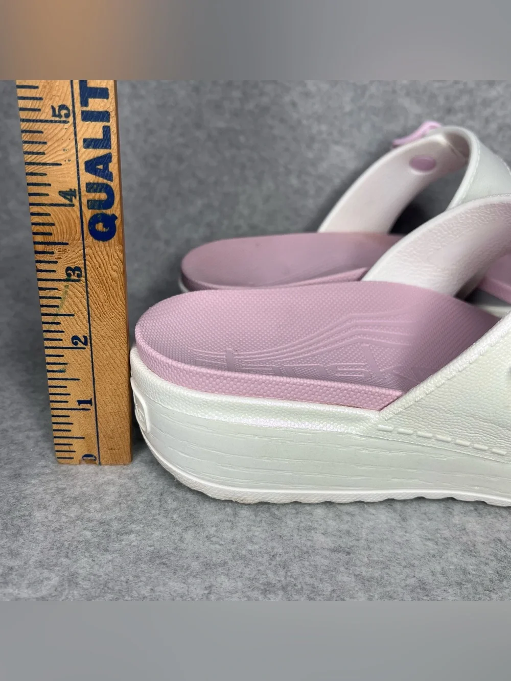 Dansko Kandi Buckled Slide Platform Sandal Pearl Iridescent Size EU41 US 10.5/11